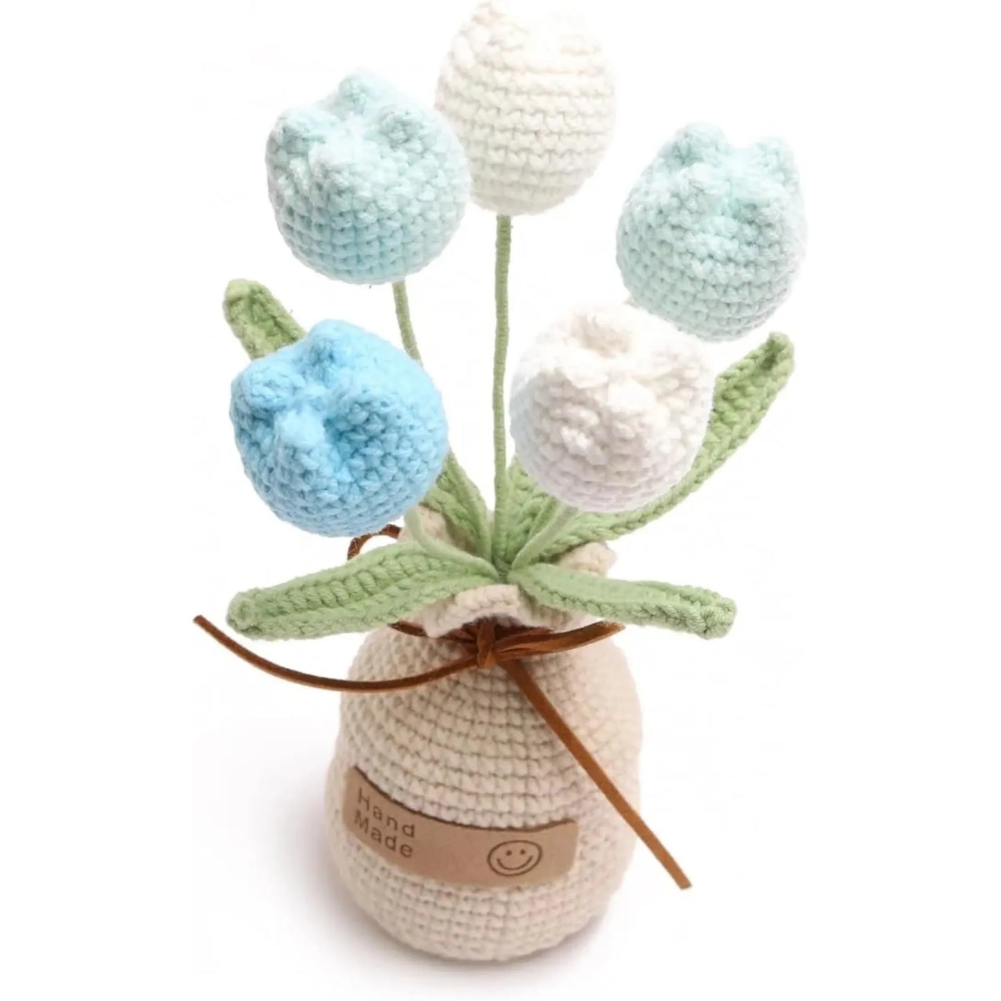 Handmade Crochet Tulip Bouquet – Home and Office Decor