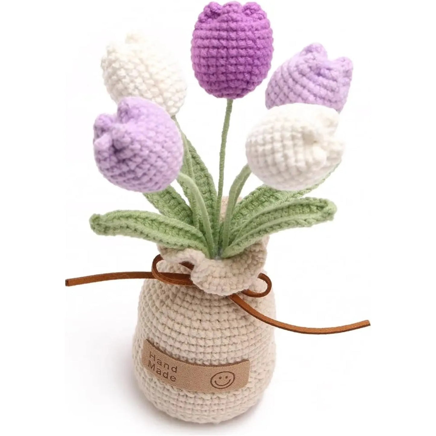 Handmade Crochet Tulip Bouquet – Home and Office Decor