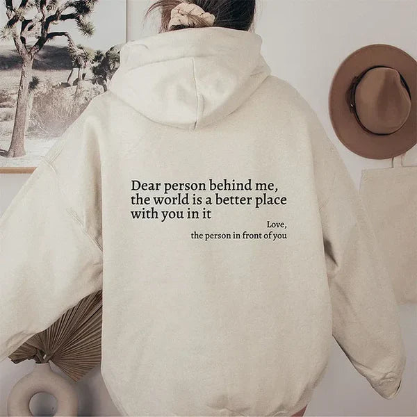 "Dear Person Behind Me" Sweatshirt