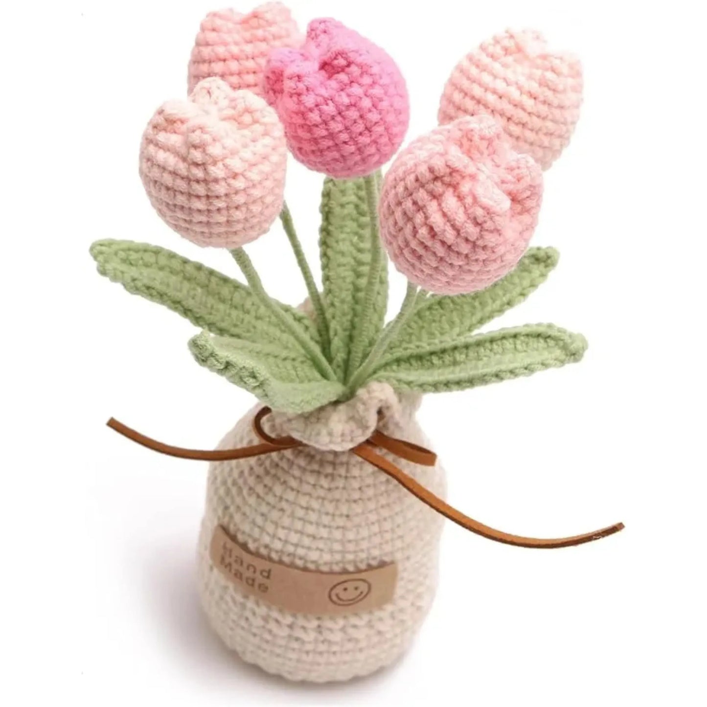 Handmade Crochet Tulip Bouquet – Home and Office Decor